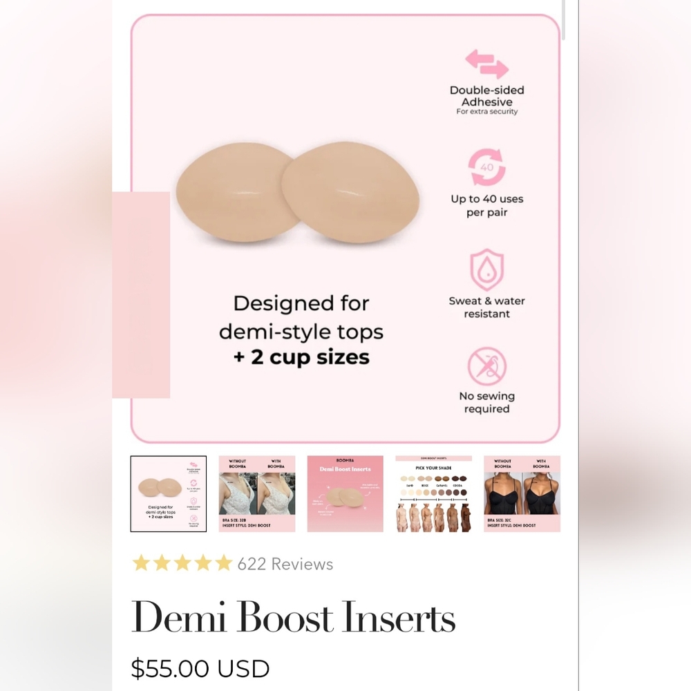 NEW Adhesive Bra - size B Cup